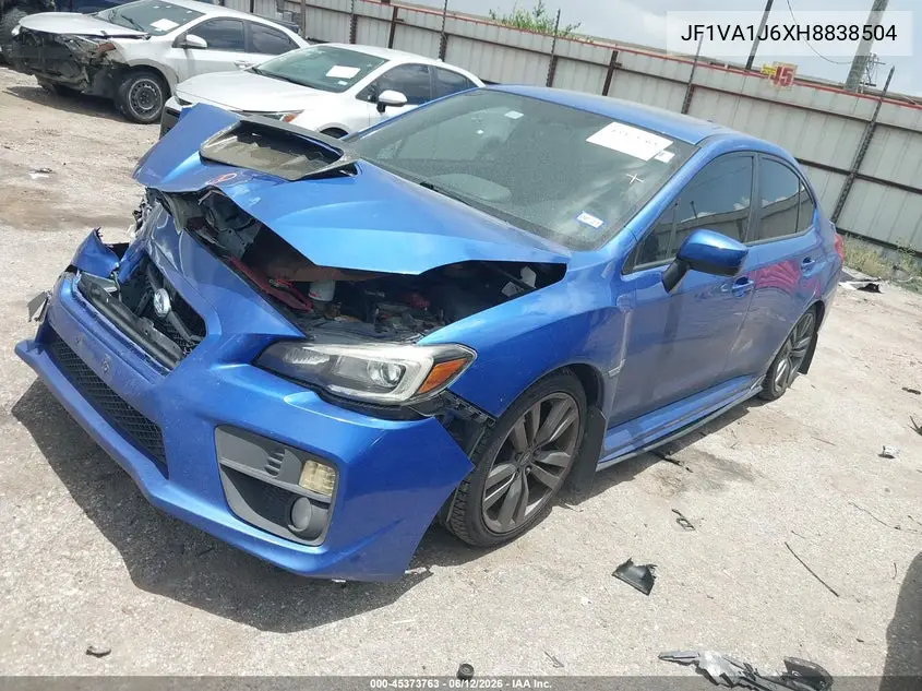 2017 Subaru Wrx Limited VIN: JF1VA1J6XH8838504 Lot: 45373763