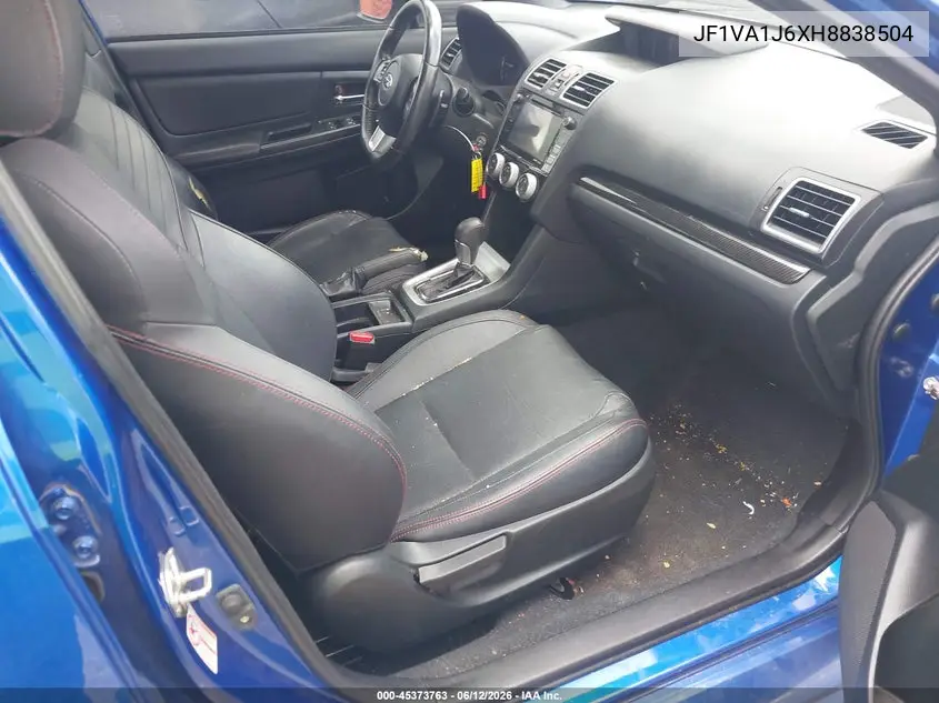 2017 Subaru Wrx Limited VIN: JF1VA1J6XH8838504 Lot: 45373763