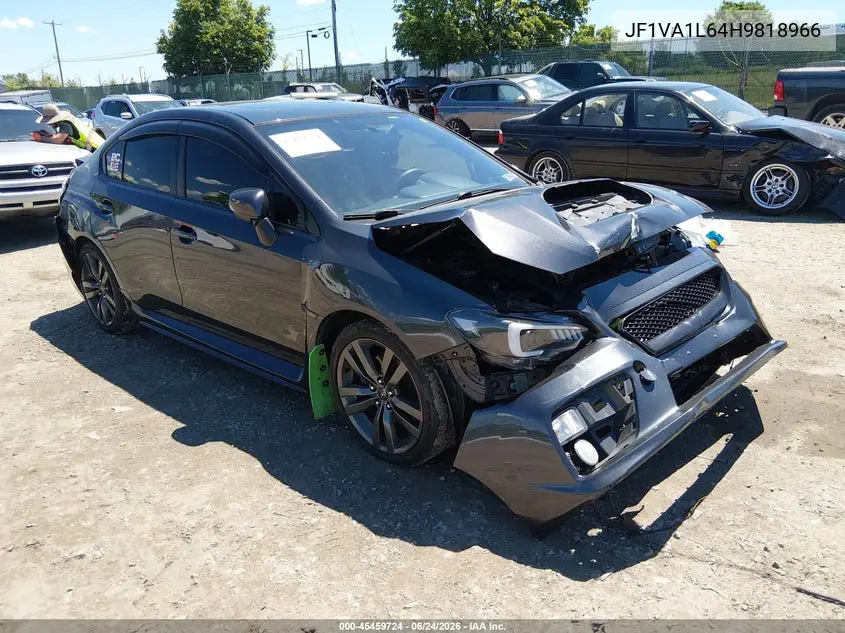 2017 Subaru Wrx Limited VIN: JF1VA1L64H9818966 Lot: 45459724