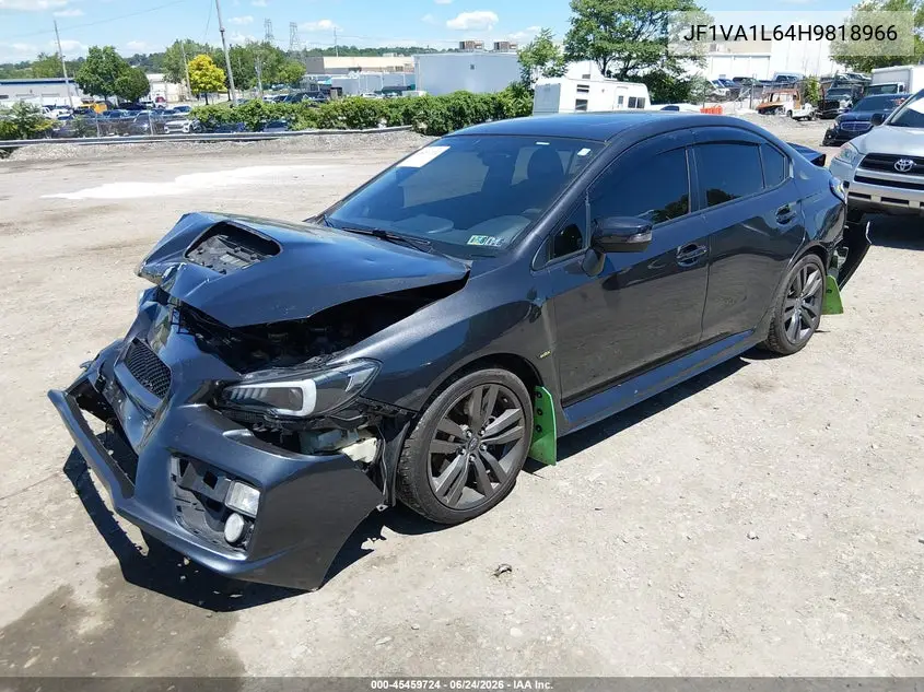 2017 Subaru Wrx Limited VIN: JF1VA1L64H9818966 Lot: 45459724