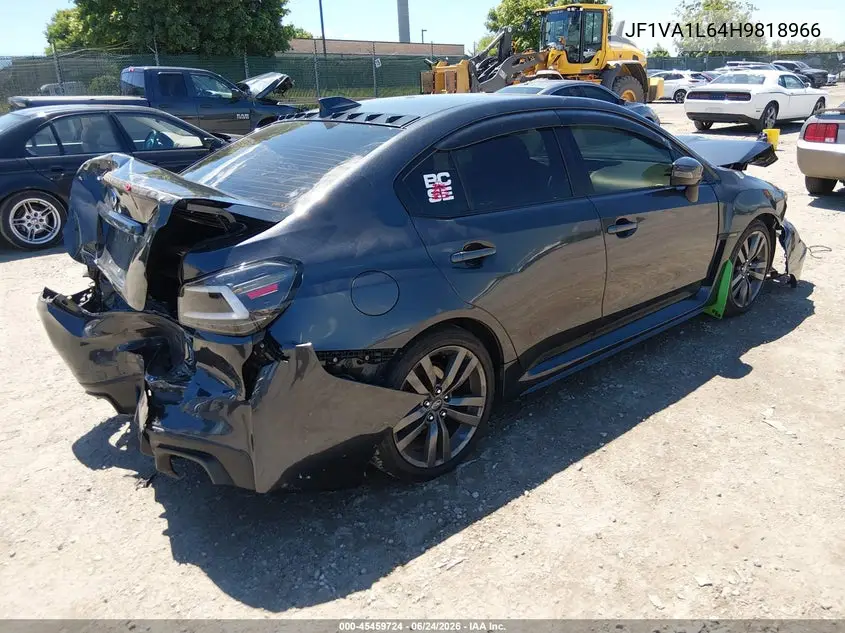 2017 Subaru Wrx Limited VIN: JF1VA1L64H9818966 Lot: 45459724