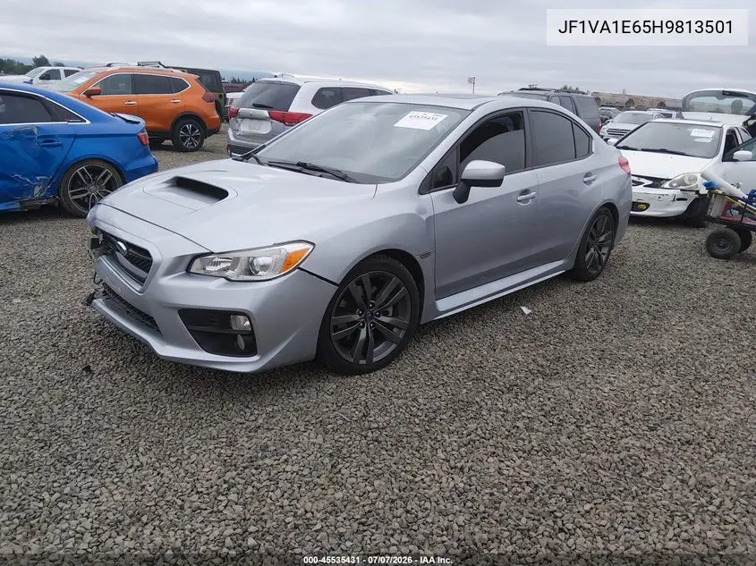 2017 Subaru Wrx Premium VIN: JF1VA1E65H9813501 Lot: 45535431