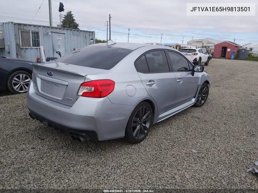 2017 Subaru Wrx Premium VIN: JF1VA1E65H9813501 Lot: 45535431