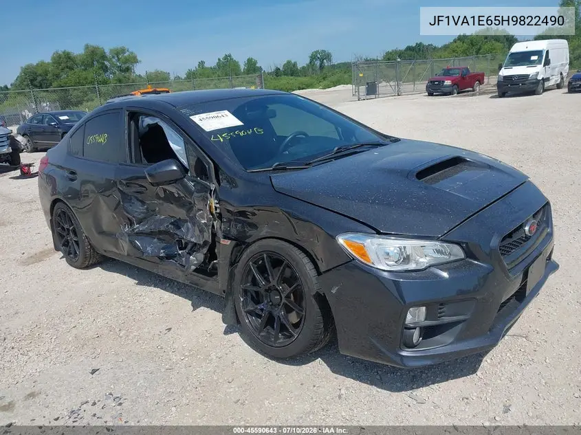 2017 Subaru Wrx Premium VIN: JF1VA1E65H9822490 Lot: 45590643