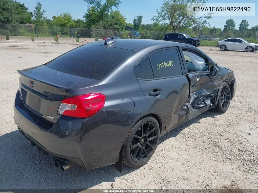 2017 Subaru Wrx Premium VIN: JF1VA1E65H9822490 Lot: 45590643