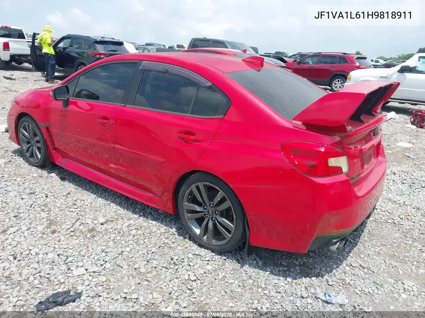 2017 Subaru Wrx Limited VIN: JF1VA1L61H9818911 Lot: 45590849