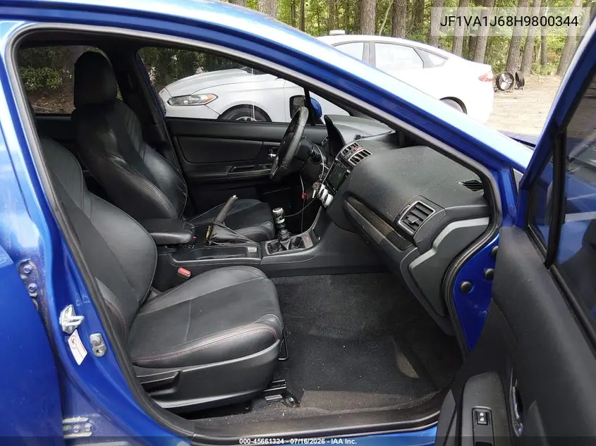 2017 Subaru Wrx Limited VIN: JF1VA1J68H9800344 Lot: 45661324