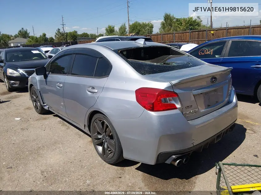 2017 Subaru Wrx Premium VIN: JF1VA1E61H9815620 Lot: 45663029
