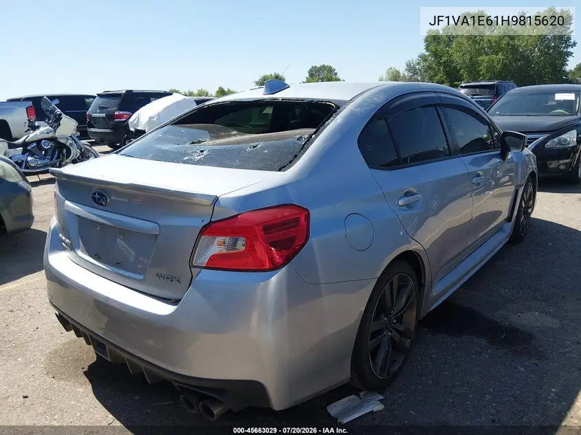 2017 Subaru Wrx Premium VIN: JF1VA1E61H9815620 Lot: 45663029