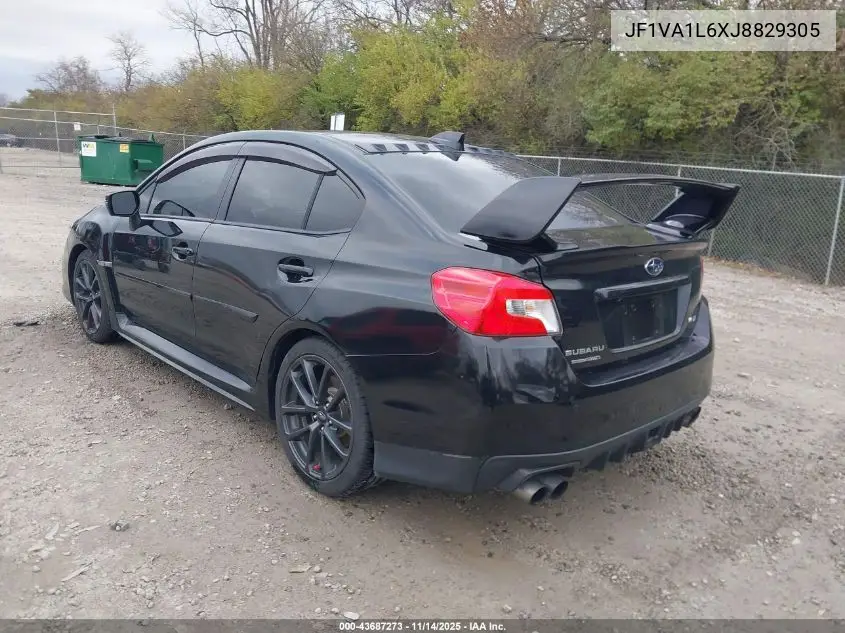 JF1VA1L6XJ8829305 2018 Subaru Wrx Limited