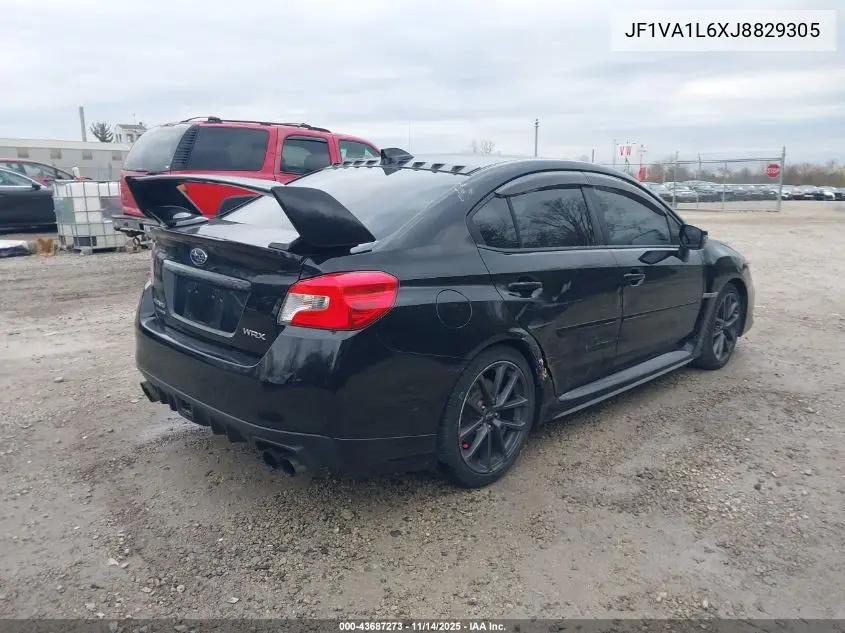 JF1VA1L6XJ8829305 2018 Subaru Wrx Limited