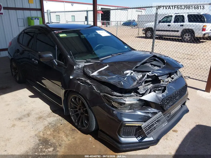 2018 Subaru Wrx Limited VIN: JF1VA1F60J9816813 Lot: 45340792