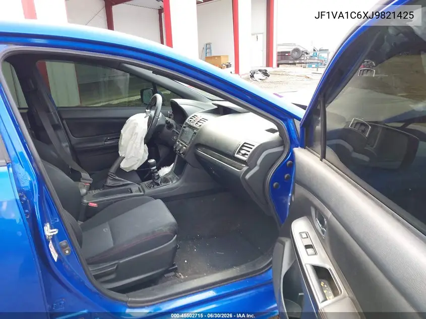 2018 Subaru Wrx Premium VIN: JF1VA1C6XJ9821425 Lot: 45502715