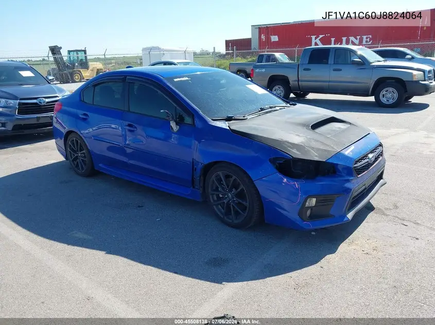 2018 Subaru Wrx Premium VIN: JF1VA1C60J8824064 Lot: 45508138