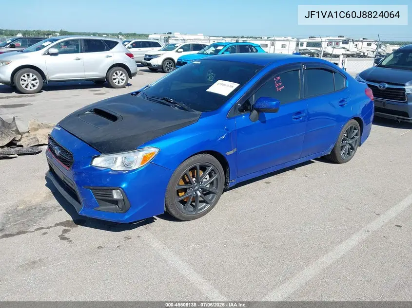 2018 Subaru Wrx Premium VIN: JF1VA1C60J8824064 Lot: 45508138