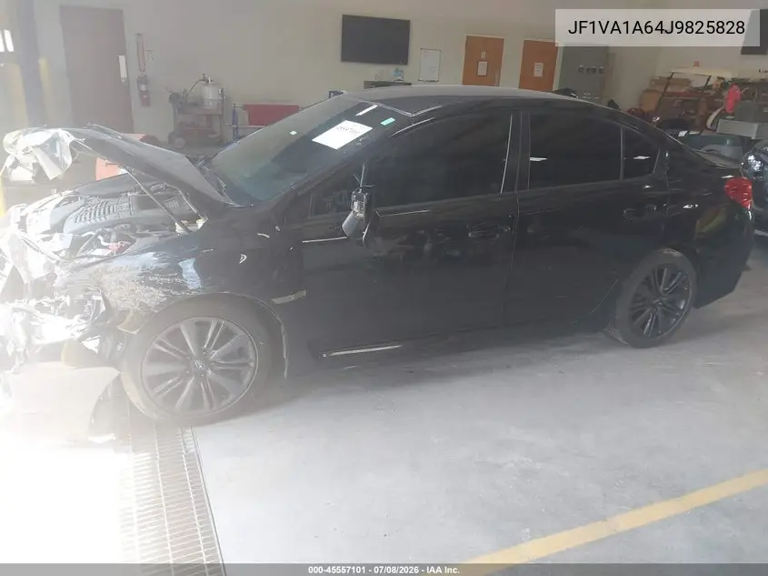 2018 Subaru Wrx VIN: JF1VA1A64J9825828 Lot: 45557101