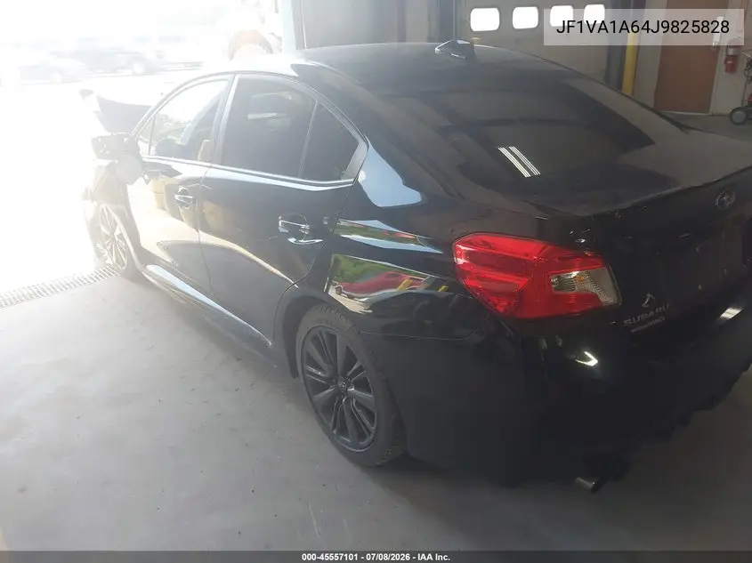 2018 Subaru Wrx VIN: JF1VA1A64J9825828 Lot: 45557101