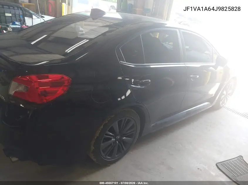 2018 Subaru Wrx VIN: JF1VA1A64J9825828 Lot: 45557101