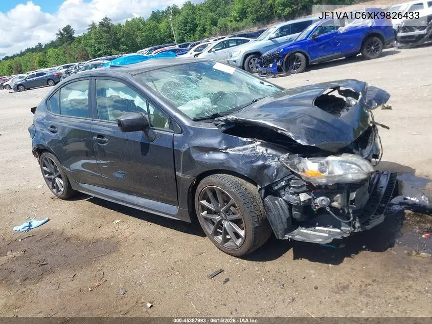 2019 Subaru Wrx Premium VIN: JF1VA1C6XK9826433 Lot: 45387993
