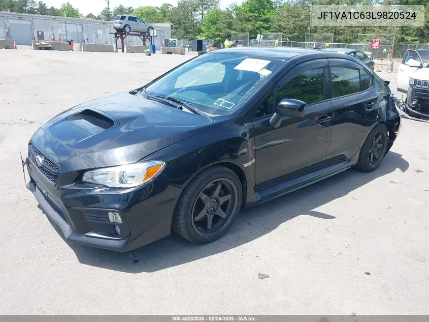 2020 Subaru Wrx Premium VIN: JF1VA1C63L9820524 Lot: 45202830