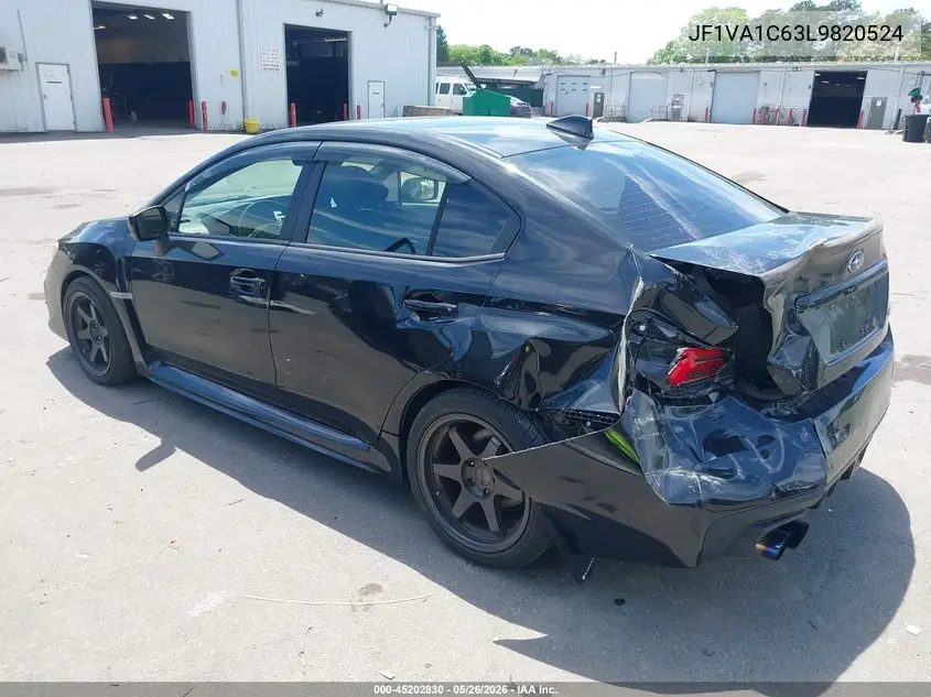 2020 Subaru Wrx Premium VIN: JF1VA1C63L9820524 Lot: 45202830