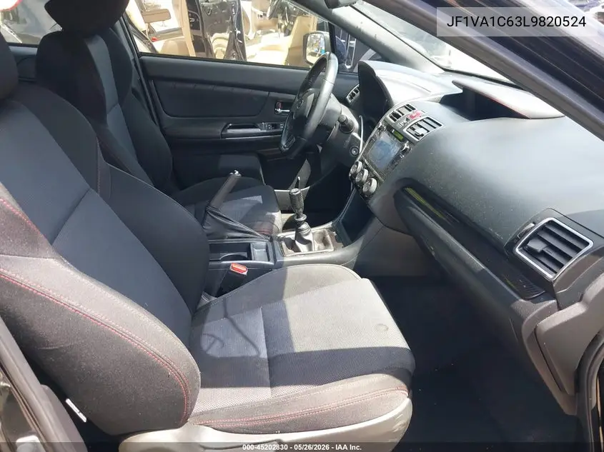 2020 Subaru Wrx Premium VIN: JF1VA1C63L9820524 Lot: 45202830