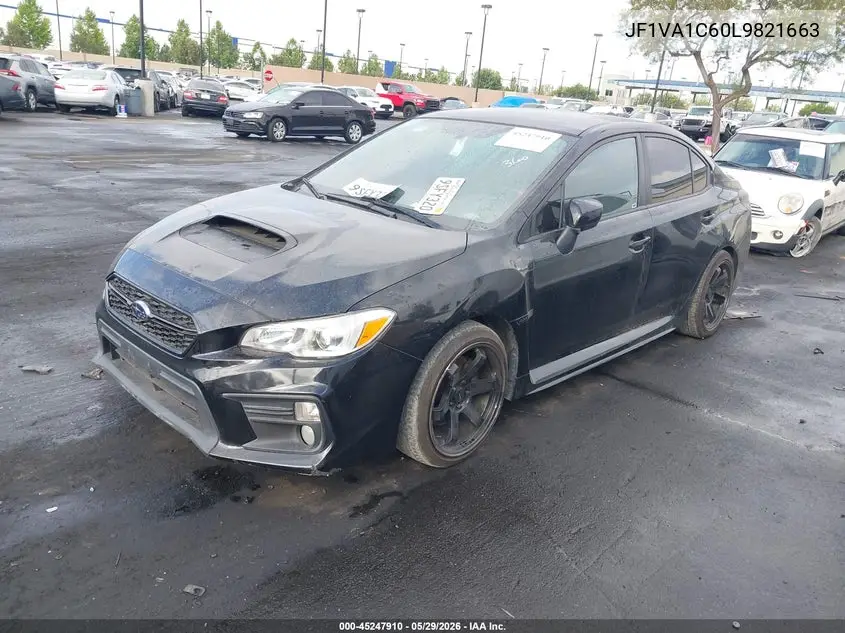 2020 Subaru Wrx Premium VIN: JF1VA1C60L9821663 Lot: 45247910