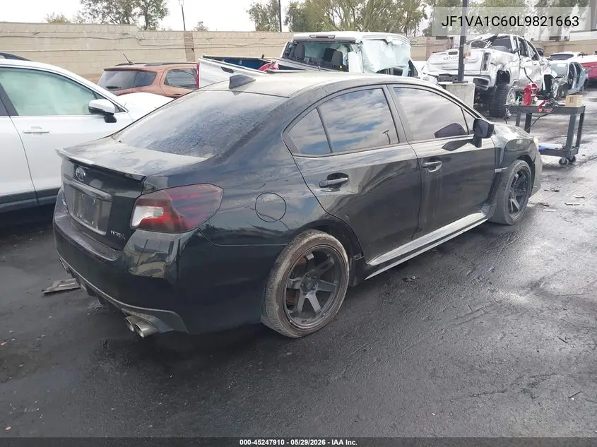 2020 Subaru Wrx Premium VIN: JF1VA1C60L9821663 Lot: 45247910