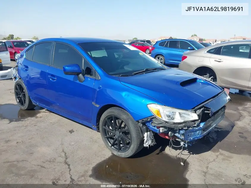 2020 Subaru Wrx VIN: JF1VA1A62L9819691 Lot: 45586413