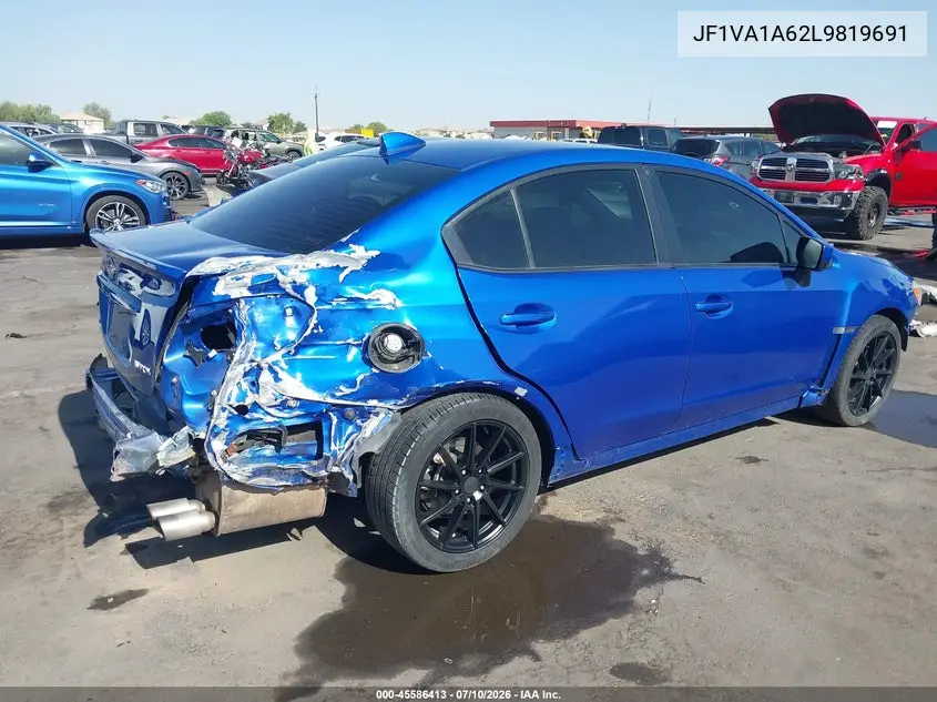 2020 Subaru Wrx VIN: JF1VA1A62L9819691 Lot: 45586413