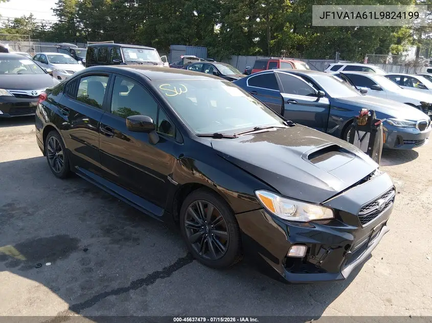 2020 Subaru Wrx VIN: JF1VA1A61L9824199 Lot: 45637479