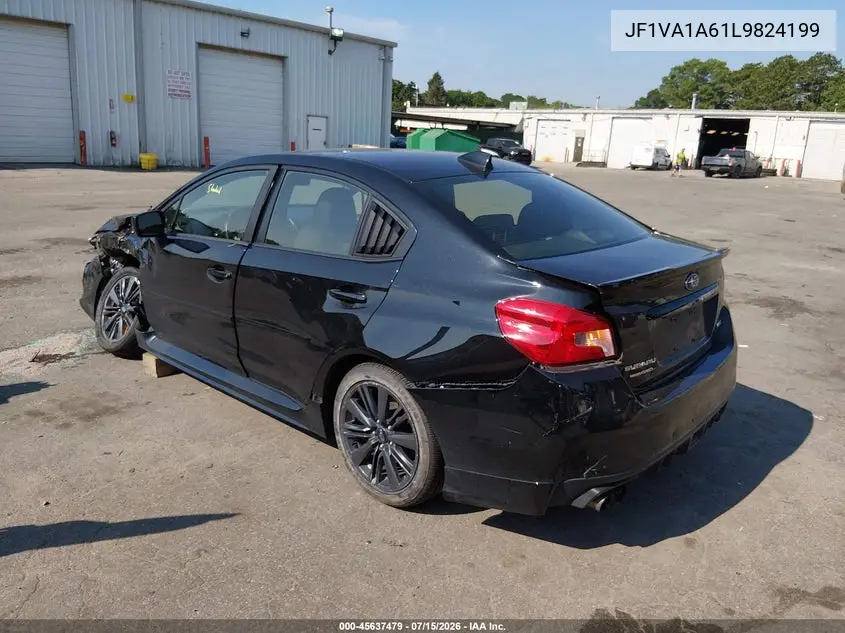 2020 Subaru Wrx VIN: JF1VA1A61L9824199 Lot: 45637479