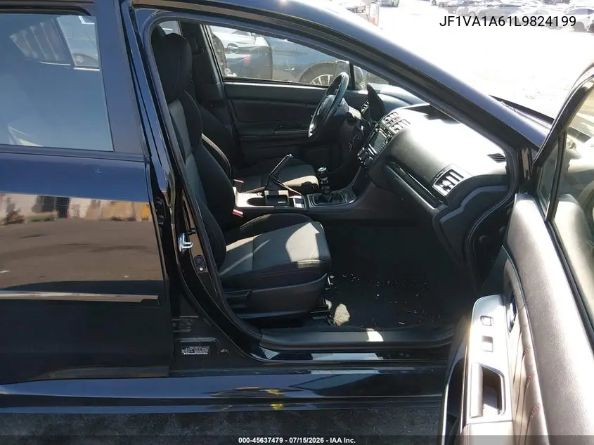 2020 Subaru Wrx VIN: JF1VA1A61L9824199 Lot: 45637479