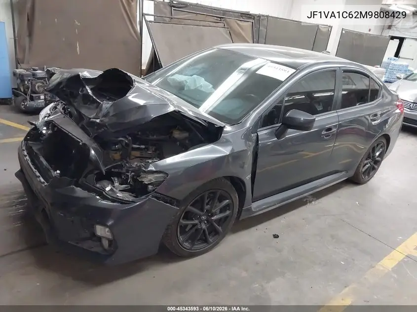 2021 Subaru Wrx Premium VIN: JF1VA1C62M9808429 Lot: 45343593