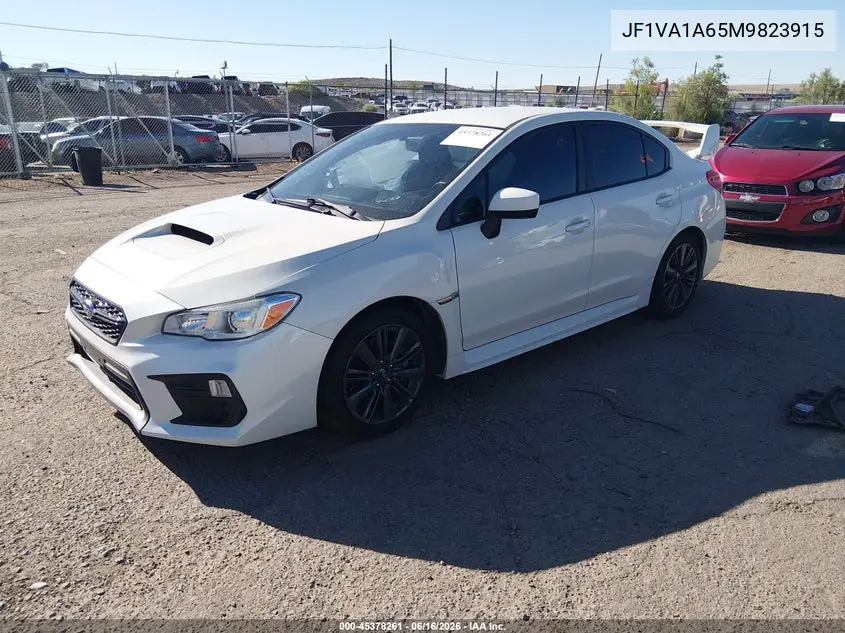2021 Subaru Wrx VIN: JF1VA1A65M9823915 Lot: 45378261