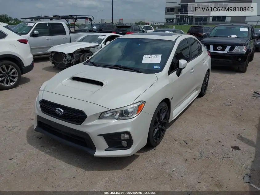2021 Subaru Wrx Premium VIN: JF1VA1C64M9810845 Lot: 45445051