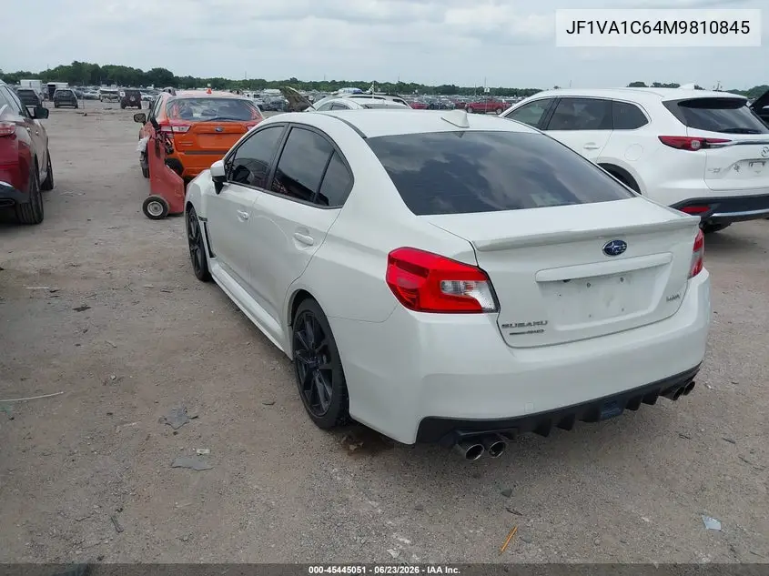 2021 Subaru Wrx Premium VIN: JF1VA1C64M9810845 Lot: 45445051