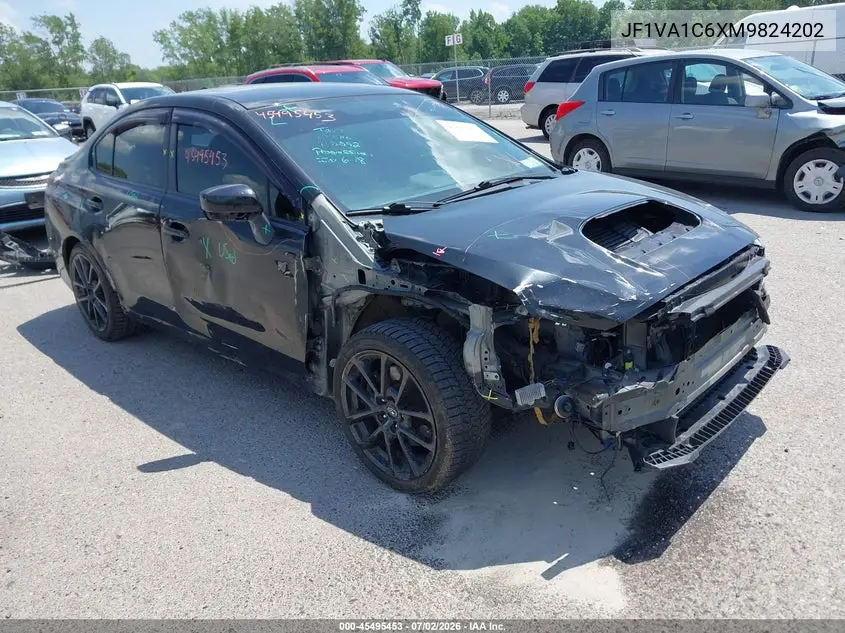 2021 Subaru Wrx Premium VIN: JF1VA1C6XM9824202 Lot: 45495453
