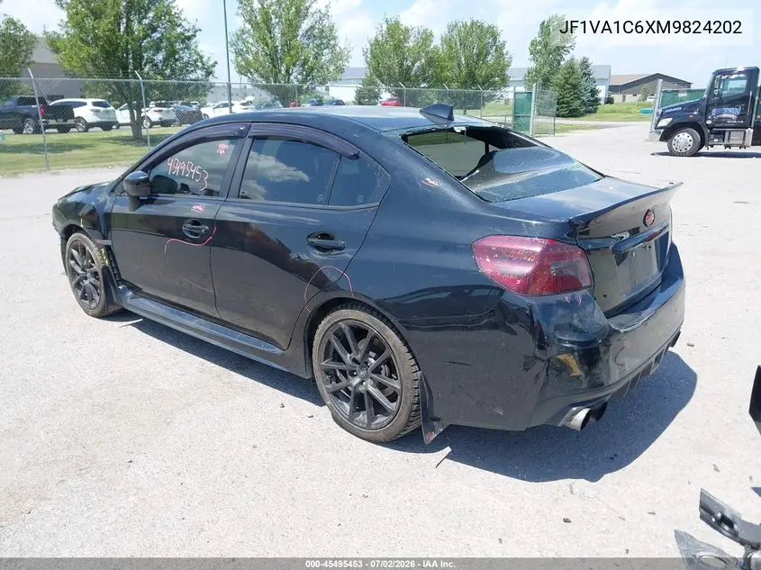 2021 Subaru Wrx Premium VIN: JF1VA1C6XM9824202 Lot: 45495453