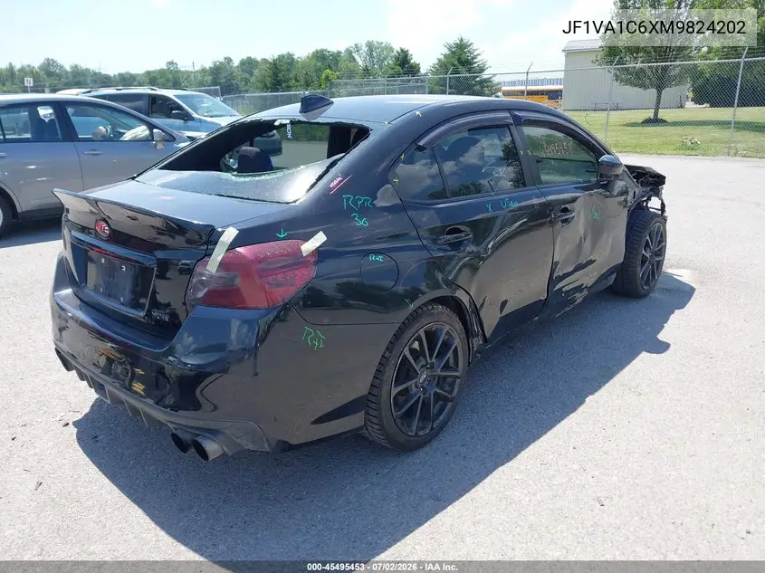2021 Subaru Wrx Premium VIN: JF1VA1C6XM9824202 Lot: 45495453