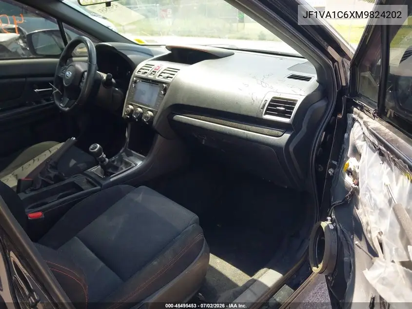 2021 Subaru Wrx Premium VIN: JF1VA1C6XM9824202 Lot: 45495453