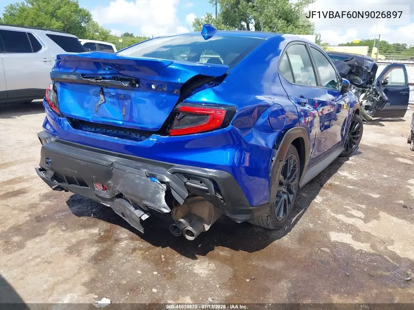 2022 Subaru Wrx Premium VIN: JF1VBAF60N9026897 Lot: 45539870