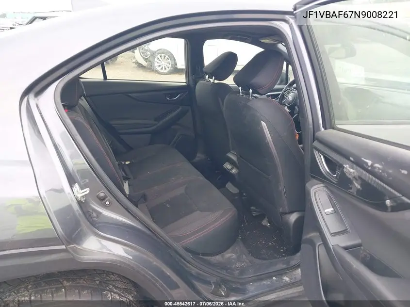 2022 Subaru Wrx Premium VIN: JF1VBAF67N9008221 Lot: 45542617