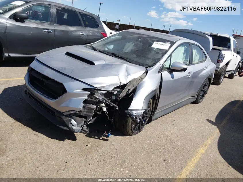 2023 Subaru Wrx Premium VIN: JF1VBAF60P9822116 Lot: 45340597