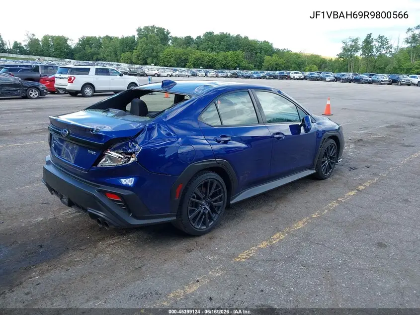 2024 Subaru Wrx Premium VIN: JF1VBAH69R9800566 Lot: 45399124