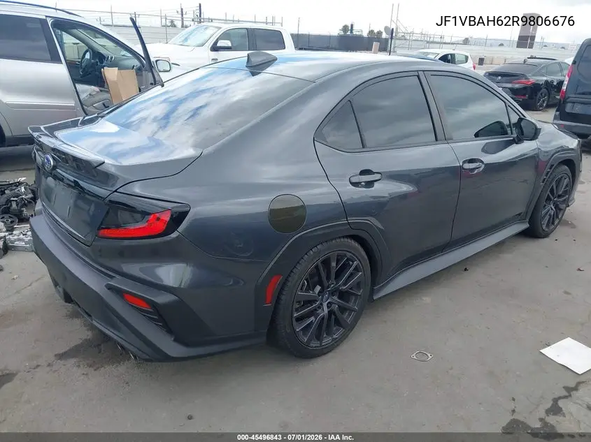 2024 Subaru Wrx Premium VIN: JF1VBAH62R9806676 Lot: 45496843