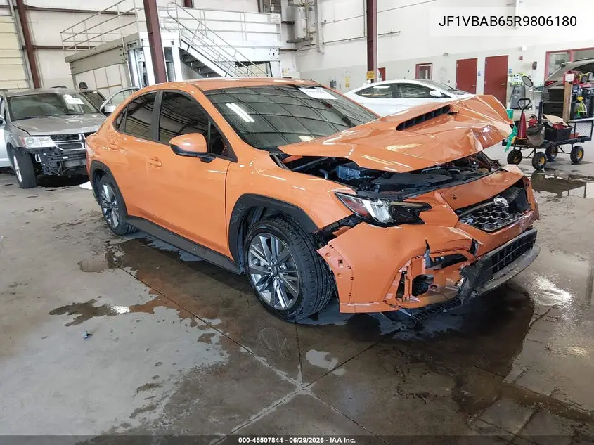 2024 Subaru Wrx VIN: JF1VBAB65R9806180 Lot: 45507844