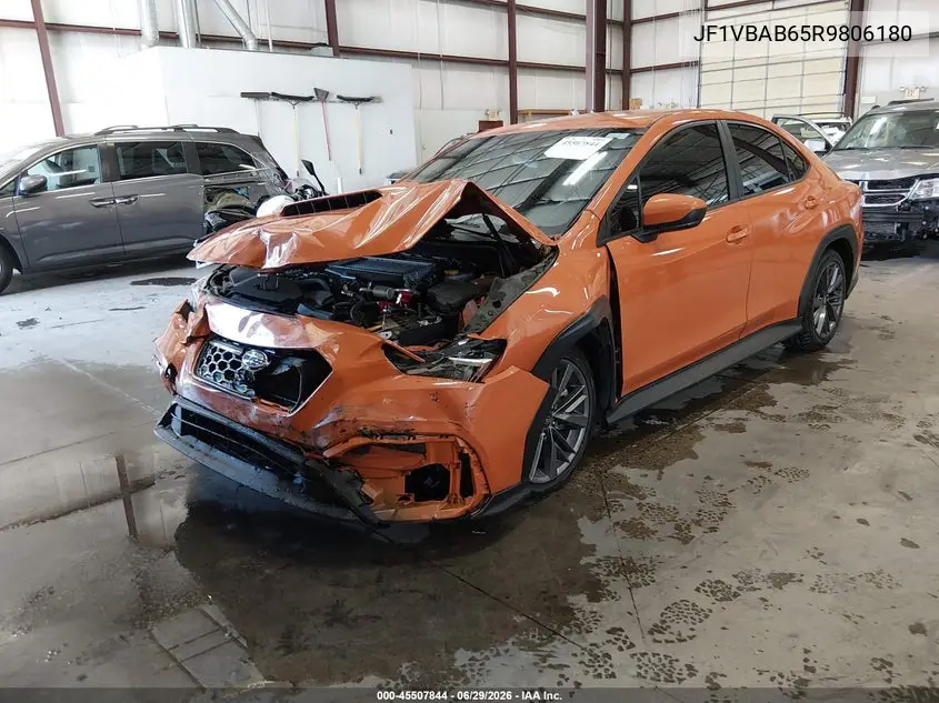2024 Subaru Wrx VIN: JF1VBAB65R9806180 Lot: 45507844