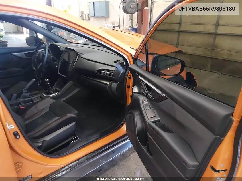 2024 Subaru Wrx VIN: JF1VBAB65R9806180 Lot: 45507844