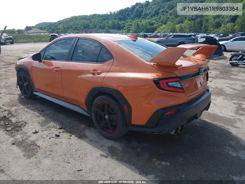 2024 Subaru Wrx Premium VIN: JF1VBAH61R9803364 Lot: 45551335